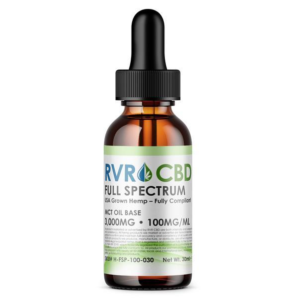 100mg/ml RVR™ Full Spectrum CBD Solution
